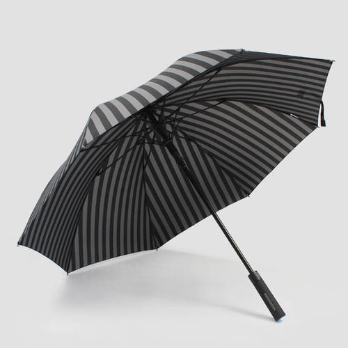 일본 장우산 특대형 멋진 스타일리쉬한 수입 비즈니스 바람막이 방폭 비 남여공용 자동 싱글 더블 장우산