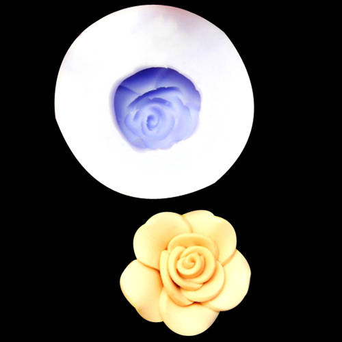니콜 F0157- 실리콘 미니 합성수지 꽃 폴리머클레이 제과 캔디 초콜릿 아이스 트레이 모형 비누 곰팡이 비누 꽃