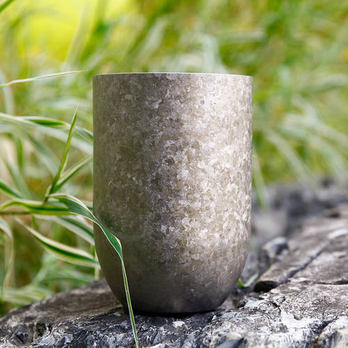 일본 티타늄 컵 호리에 HORIE 티타늄 물 순수한 컵 티탄 이중 Baochuang 티타늄 합금 이중 단열 보냉 커피잔