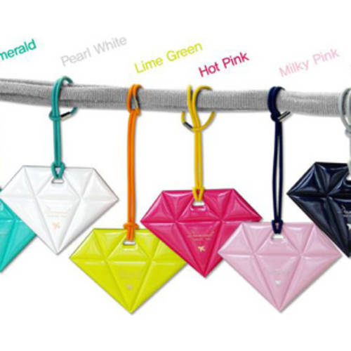 한국판 다이아몬드 시리즈 래커 페이스 파이브 각형 다이아몬드 러기지 태그 꼬리표 캐리어 상표 여행용품