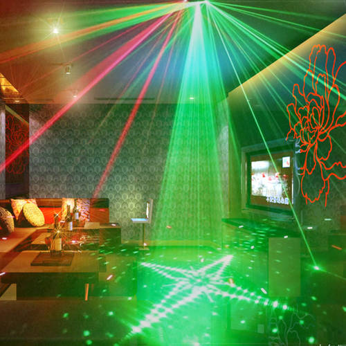 회전 화려한 컬러풀 7색상 인테리어 조명 침실 KTV 바 디스코 은하수 무드등 디스코 안개꽃 램프 하우스 5 개 사용 일루미네이션
