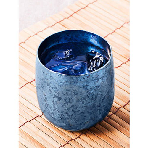 일본 국가 행사 글로벌 한정 한정 블루 매치 컬러 sus gallery 풀 핸드메이드 티타늄 컵 보냉 보온병 텀블러