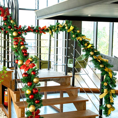 크리스마스 등나무 2.7 미터 쇼핑몰 호텔용 에스컬레이터 계단 통행 분위기 감성 배치 프라이버시 아치형 문 장식품