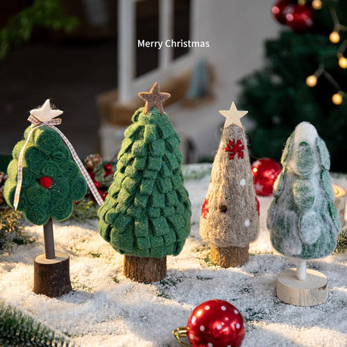 크리스마스 장식품 산타 클로스 장식품 장식품 분위기 감성 배치 상점용 쇼윈도 진열창 장식품 크리스마스 장식 나무