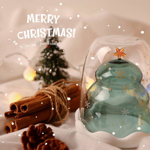 크리스마스 장식품 장식 분위기 감성 배치 작은 선물 타오 크리스마스 나무 컵 머그컵 분위기 촬영 소품 장식품