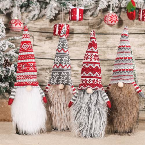 Home Christmas Decoration Christmas Table Decoration Knitted
