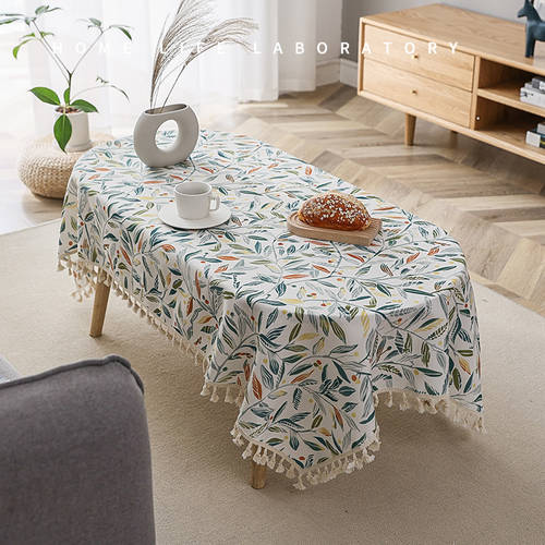 미식 꽃무늬 방수 식탁보 테이블 보 최첨단 하이엔드 럭셔리한 타원형 NEW 테이블 보 프렌치 거실 티테이블 보 하이엔드