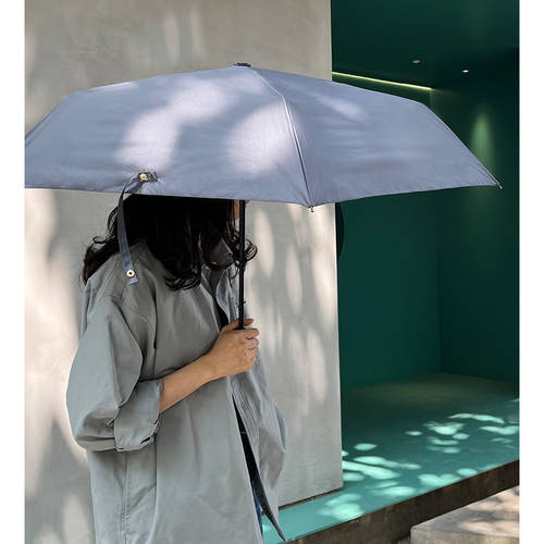 자동 우산 제로 침투 라이트 gao 밀도 양산 비닐 코팅 우산겸용양산 3단 접이식 우산 남성 여성 우산 k