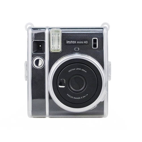 후지필름 폴라로이드 mini40 전용 투명 크리스탈 케이스 카메라 보호 케이스 케이스 먼지차단 스크래치방지 충격방지