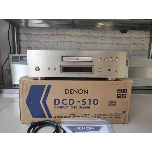 Denon/ TIANLONG DCD-S10 HI-FI CD플레이어 , 풀세트 액세서리 풀셋팅 《 사각 스피커 》