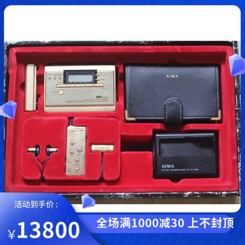 AIWA AIHUA 테이프 드라이브 휴대용 10주 년 기념 HS-EX50 풀세트 포장 포함 골드 HP-J7 이어폰