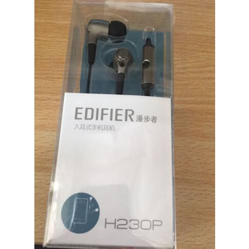 Edifier/ 에디파이어EDIFIER H230P 핸드폰 인이어이어폰 우퍼 범용 유선 이어폰 마이크