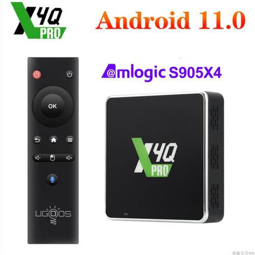 UGOOS X4Q amlogic s905x4 Android 11.0 1000m 듀얼밴드 ott tv box