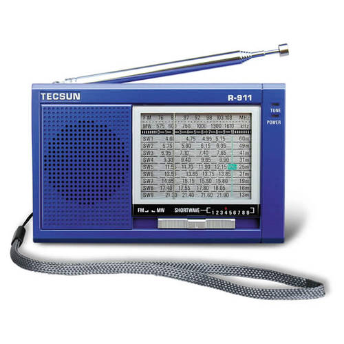 Tecsun/ TECSUN 텍선 R-911 포켓형 식 휴대용 FM 11 밴드 테스트 라디오 노인용 올웨이브