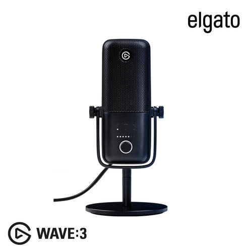 elgato 게임 라이브 녹음 하이파이 콘덴서마이크 다이렉션 PC USB 콘덴서마이크 마이크 WAVE:3