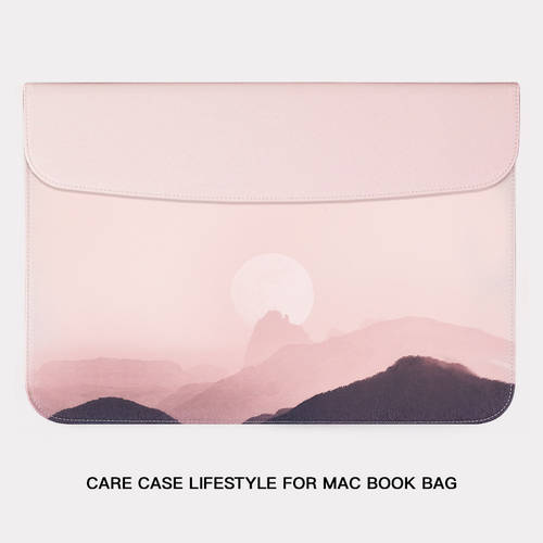 핑크색 일몰 맥북 PC Macbook Air Pro 수납가방 15 13 16 인치 보호 세트