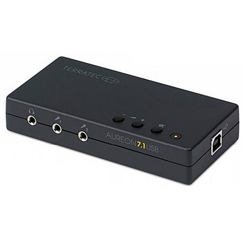 TERRATEC Aolong Aureon USB 광섬유케이블 / 노트북 데스크탑 외장형 사운드카드 USB7.1 사운드카드