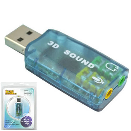외장형 USB 사운드카드 5.1 사운드카드 노트북 외부연결 독립형 사운드카드 USB TO 이어폰 마이크