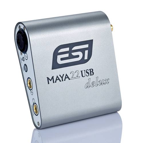 ESI 마야 MAYA22 외장형 사운드카드 USB 핸드폰 데스크탑컴퓨터 프로페셔널 라이브방송 MC 녹음 앵커 디버깅