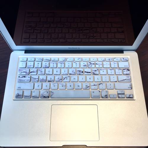 대리석 13 인치 Macbook Air 보호필름스킨 mac pro15 인치 노트북 키보드 보호 필름 키스킨 방수 먼지
