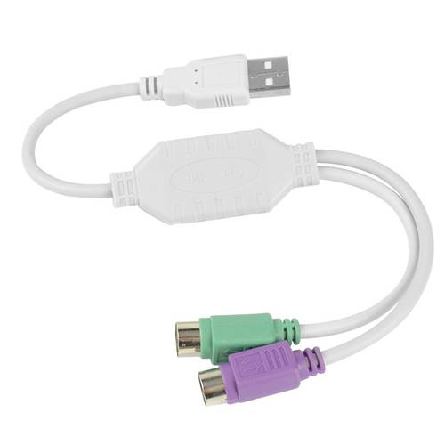 USB TO PS2 젠더케이블 PC USB 소켓 어댑터 만들다 원형포트 연결 키보드 마우스 USB 변화 PS2 인치