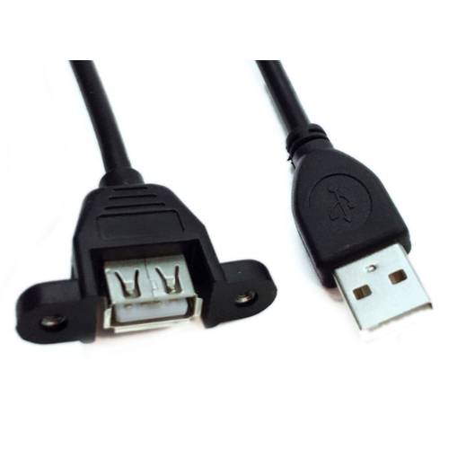 usb 연장케이블 굵게 구리 케이블 USB 수-암 젠더케이블 귀로 하다 볼트 콩케 고정 산업용 PC 상자
