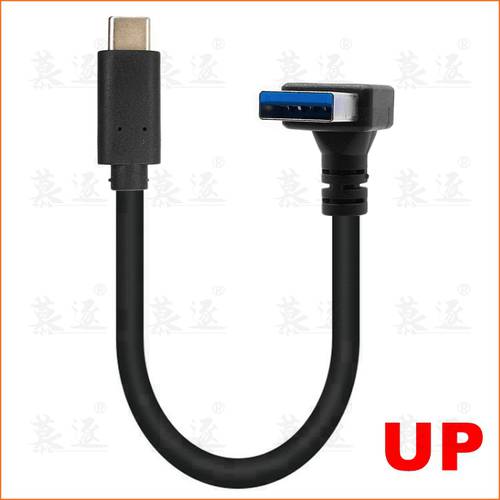 핸드폰 C타입 데이터케이블 3A 하드디스크 USB3.0 L자형케이블 휴대용배터리 숏케이블 휴대용 범용 숏케이블