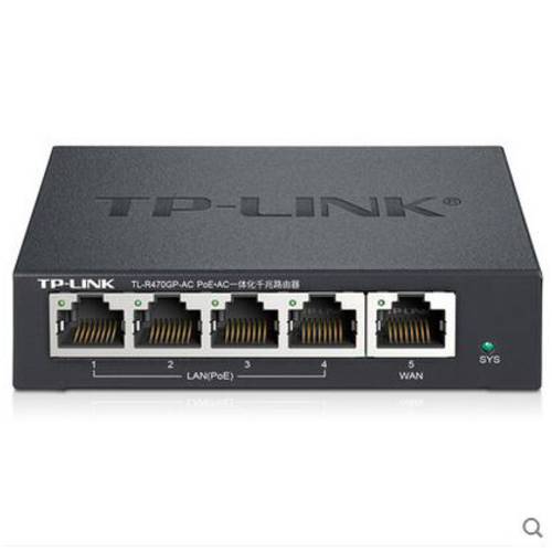 TP-LINK 기가비트 공유기라우터 4 포트 스탠다드 POE 전원공급 가정용 무선 사용 AC 컨트롤러 TL-R470GP-AC