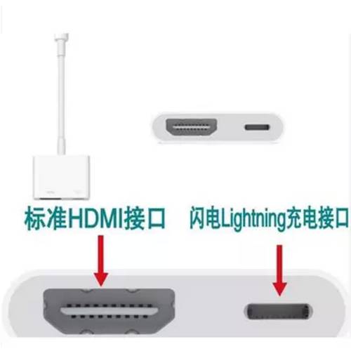 사과 Lightning AV 젠더 Iphone6 mini IPAD4 TO HDMI HD 비디오케이블