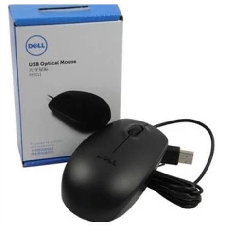 델DELL 마우스 DELL-MS111 마우스 DELL 노트북 데스크탑 컴퓨터 유선 마우스 사무용 마우스