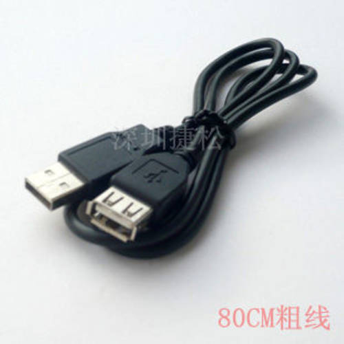 USB 케이블 USB 연장케이블 성별 0.8 미터 USB 연장선 USB 2.0 연장케이블 수-암 굵은 선