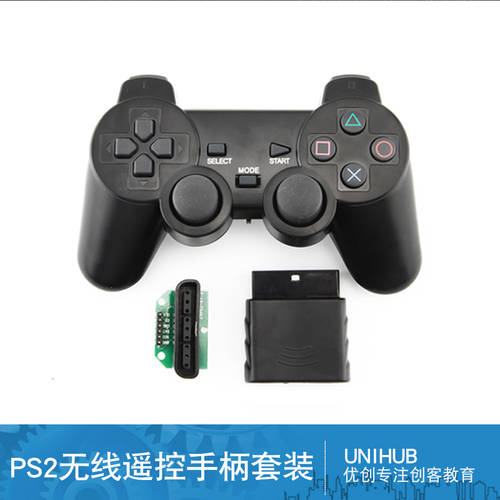 PS2 무선 리모콘 핸들 손잡이 사용가능 arduino 키트 스마트 경차 로봇 리모콘 보내다 핀보드