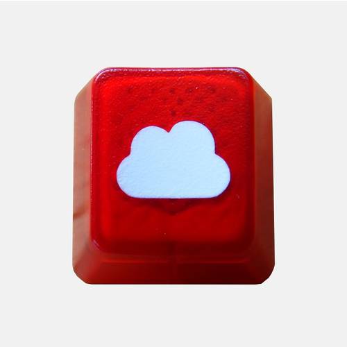 붉은 구름 투명 2 색 / 2색 기계식 키보드 키캡 2 색 키캡