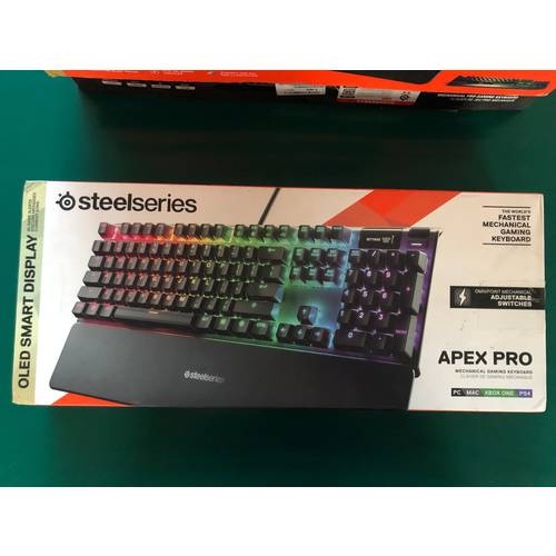 STEELSERIES APEX 7 TKL PRO 메탈 E-스포츠 백라이트 RGB 체리 게임 기계식 키보드 배그 DOTA
