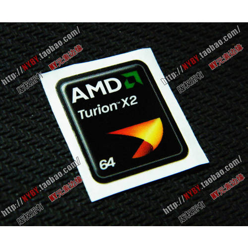 정품 노트북 라벨 스티커 AMD SHINELON TuionX2 듀얼 코어 노트북 PC 로고 LOGO