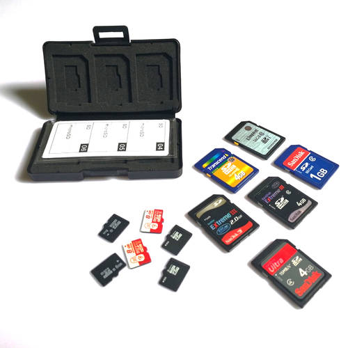 백패커 GX-6SD6TF 화려한 대용량 메모리카드 SD 카드 보호케이스 TF 카드 저장 박스 트레이 수납케이스