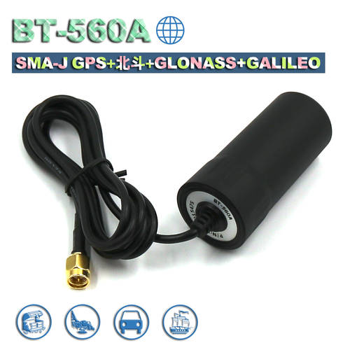 GPS 팔 4 개 스크류 안테나 RTK 차량용 PPK 차분 미분 드론 GNSS 별 4 개 PA 안테나 BT-560A