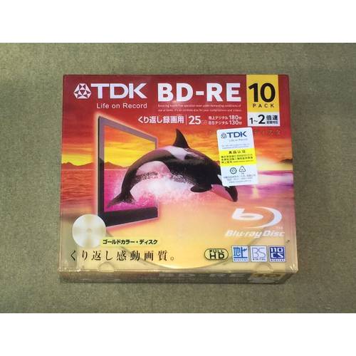 TDK BD-RE 2 속도 25GB 공백 재기록 가능 CD굽기 공백 블루레이CD 디스크 대만산