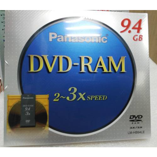 파나소닉 9.4G DVD-RAM CD굽기 카세트 라이트 하드디스크 카세트 CD굽기 재기록 가능 CD