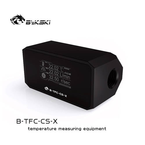 Bykski B-TFC-CS-X 디지털디스플레이 데이터 미터 온도계 유속계 수냉식 쿨러 시스템 경보기