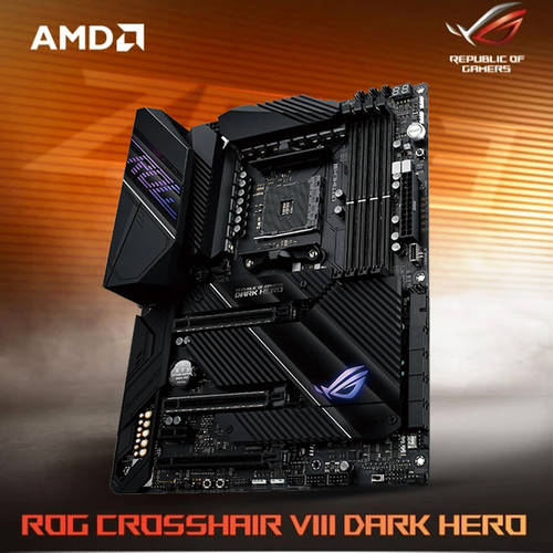 Asus/ 에이수스ASUS ROG CROSSHAIR VIII DARK HERO ROG AMD PC 메인보드 C8DH 가져 가다 라이젠 5800X/5950 프로세서 6800XT/6900XT 그래픽카드
