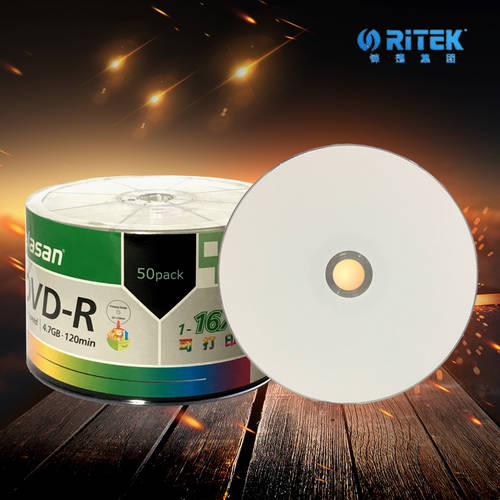 RITEK 라라 산 인쇄 가능 DVD-R 공CD 굽기 DVD CD 16X 인쇄판