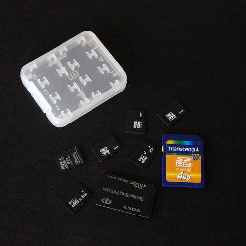 백패커 GMM 메모리카드 받다 나 샤오 흰색 상자 2SD+6TF 메모리카드 패키지 플래시 카드 저장 상자