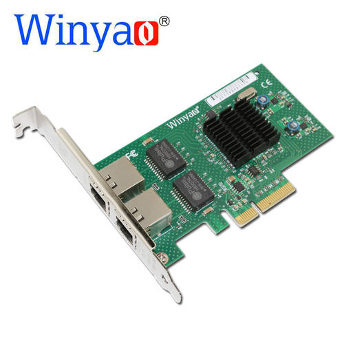 Winyao WY576T PCI-e*4 서버 기가비트 네트워크 랜카드 ESXI intel82576