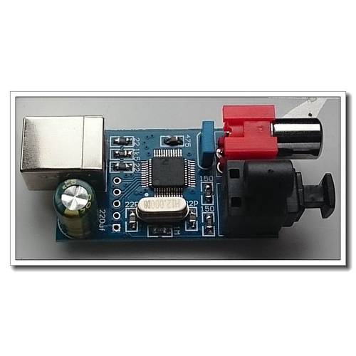 L.UsbDigital HI-FI 디지털 사운드카드 USB TO 동축케이블 광섬유 DTS 소스 코드 출력 I2S 출력