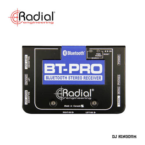 Radial DI 상자 시리즈 BT-PRO btpro 블루투스 어댑터 리시버 수평 출력