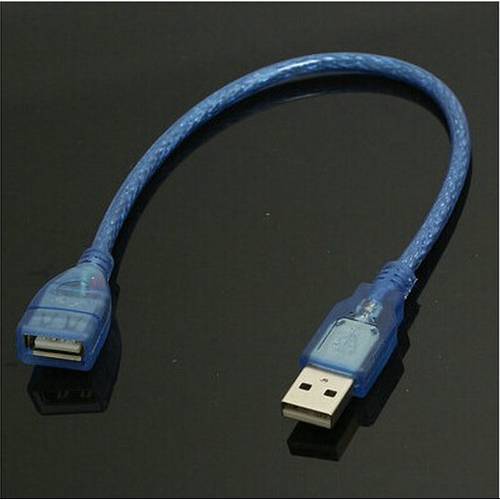 USB 연장케이블 수-암 PC usb 연장선 USB 마우스 키보드 연장케이블 데이터케이블 0.3 미터