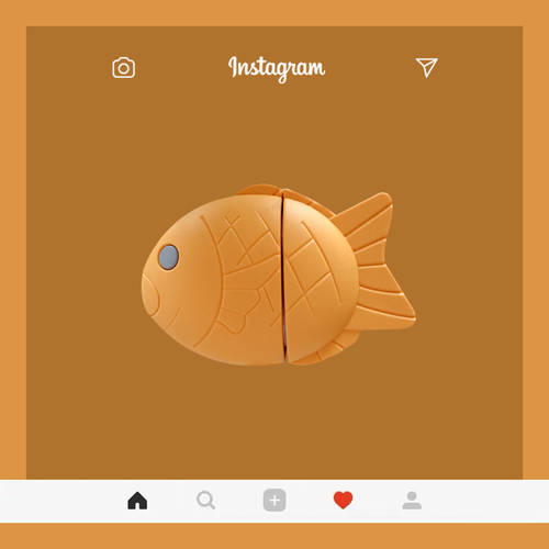 일본풍 귀여운 물고기 airpodspro3 세대 보호케이스 독창적인 아이디어 상품 2 세대 애플 아이폰 무선블루투스 이어폰 소프트실리콘 케이스