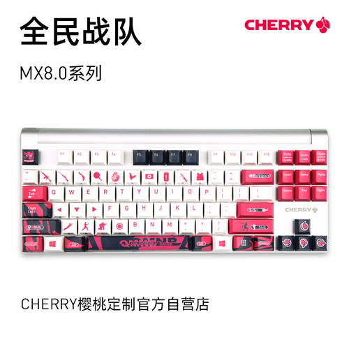 체리축 CHERRY MX 8.0 전국 QM PUBG 팀 주문제작 기계식 키보드