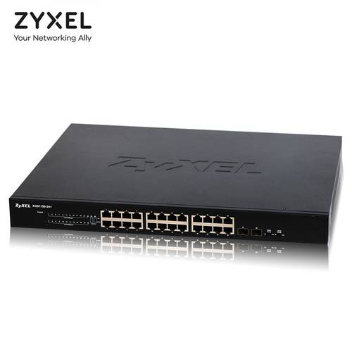 ZYXEL ZYXEL XGS1100-24+ 24 기가비트 +2 포트 기가비트 SFP+ 랜포트 이더넷 스위치 플러그앤플레이 허브 지원 랜포트 트렁크 기업용 PC방
